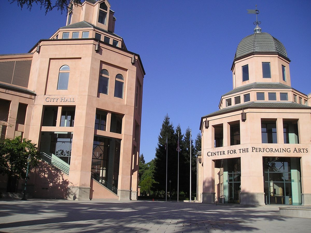 City Hall and the Center for the Performing Arts on Castro Street