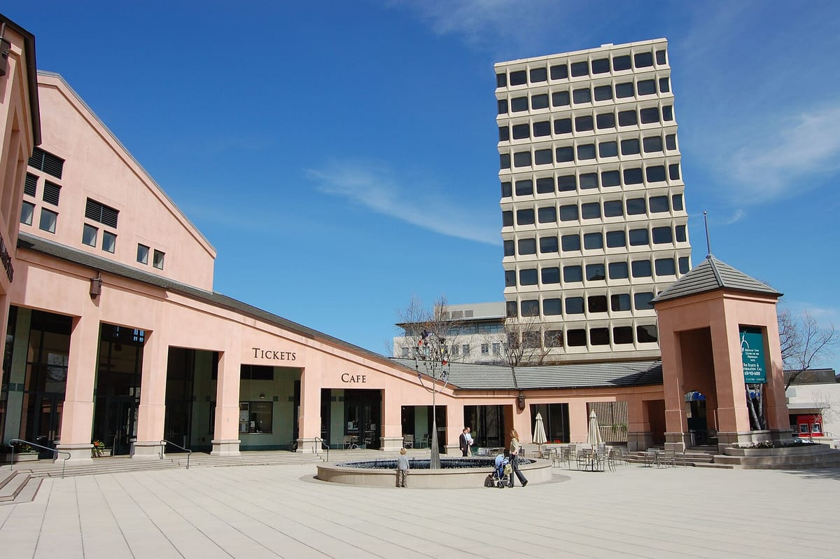 Another view of the Center for the Performing Arts