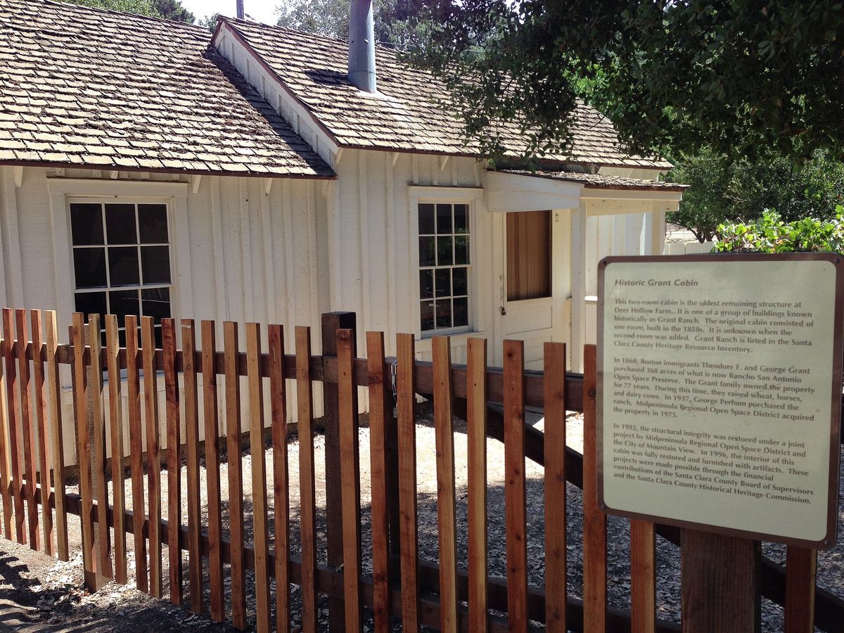 A historic farm building at Deer Hollow Farm